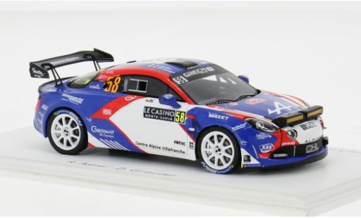 Alpine A110 1/43 Spark Rally RGT No.58 CHL Sport Auto Rallye WM Rallye Monte Carlo 2024 1:43 modellino in miniatura