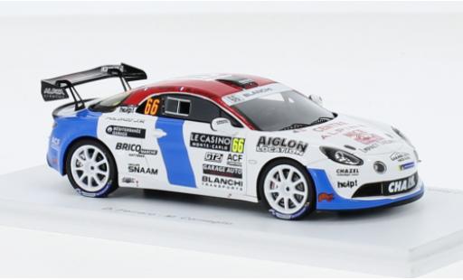 Alpine A110 1/43 Spark Rally RGT No.66 Chazel Technologie Course Rallye WM Rallye Monte Carlo 2023 1:43 modellino in miniatura