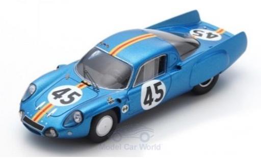 Alpine A210 1/43 Spark No.45 24h Le Mans 1966 G.Verrier/R.Bouharde modellino in miniatura
