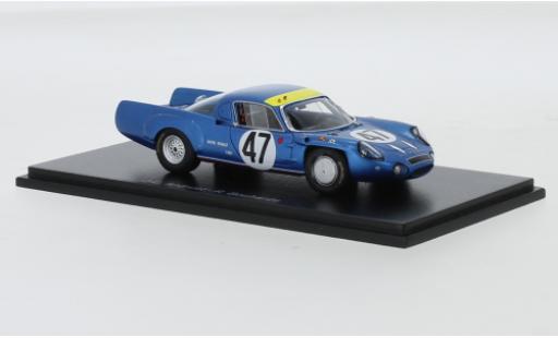 Alpine A210 1/43 Spark No.47 24h Le Mans 1967 J-C.Andruet/R.Bouharde modellino in miniatura