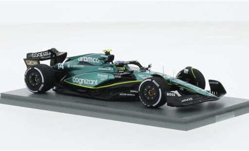 Aston Martin AMR2 1/43 Spark 3 No.14 Aramco Cognizant F1 Team Cognizant Formel 1 GP Kanada 2023 1:43 modellino in miniatura