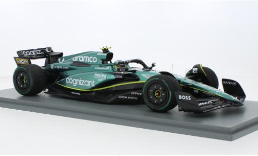 Aston Martin AMR2 1/18 Spark 3 No.14 Aramco Cognizant F1 Team Cognizant Formel 1 GP Monaco 2023 1:18 modellino in miniatura