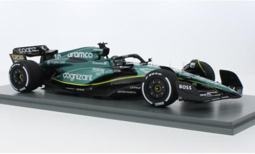 Aston Martin AMR2 1/18 Spark 3 No.18 Aramco Cognizant F1 Team Cognizant Formel 1 GP Bahrain 2023 1:18 modellino in miniatura