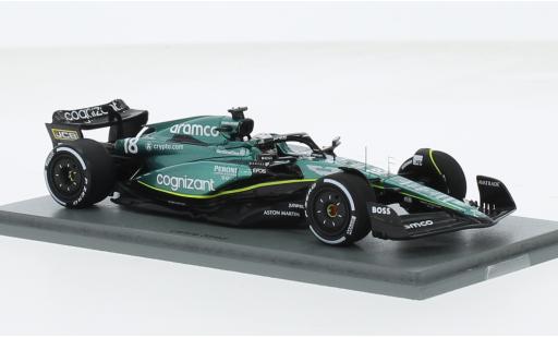 Aston Martin AMR2 1/43 Spark 3 No.18 Aramco Cognizant F1 Team Cognizant Formel 1 GP Kanada 2023 1:43 modellino in miniatura