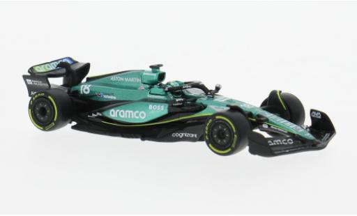 Aston Martin AMR2 1/64 Spark 4 No.18 Aramco F1 Team Aramco Formel 1 2024 1:64 modellino in miniatura