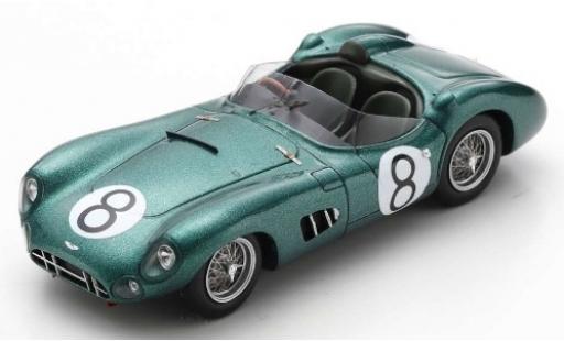 Aston Martin DBR1 1/43 Spark RHD No.8 Major Ian B. Baillie 24h Le Mans 1960 I.Baillie/J.Fairman modellino in miniatura