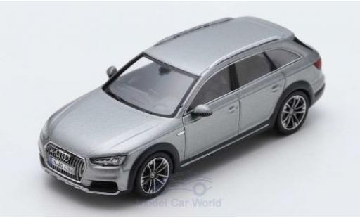 Audi A4 1/43 Spark allroad quattro grigio 2016 modellino in miniatura