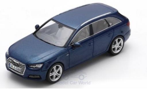 Audi A4 1/43 Spark Avant metallico blu 2016 modellino in miniatura