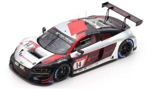 Audi R8 1/18 Spark LMS No.14 Sport Team Car Collection 24h Nürburgring 2019 M.Winkelhock/C.Haase/M.Fässler/R.Rast modellino in miniatura