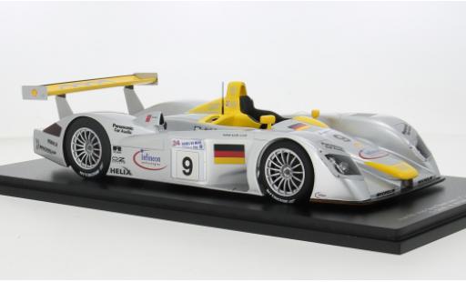 Audi R8 1/18 Spark No.9 24h Le Mans 2000 1:18 modellino in miniatura