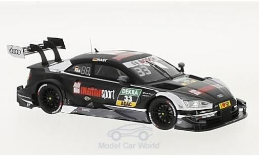 Audi RS5 DTM 1/43 Spark RS 5 DTM No.33 Sport Team Rosberg Auto Bild Motorsport DTM 2017 R.Rast modellino in miniatura