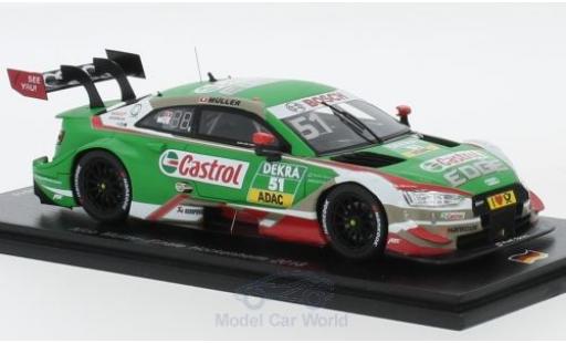 Audi RS5 DTM 1/43 Spark RS 5 DTM No.51 Sport Team Abt Sportline Castrol DTM Hockenheim 2018 N.Müller modellino in miniatura