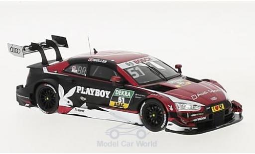 Audi RS5 DTM 1/43 Spark RS 5 DTM No.51 Sport Team Abt Sportline Playboy DTM 2017 N.Müller modellino in miniatura