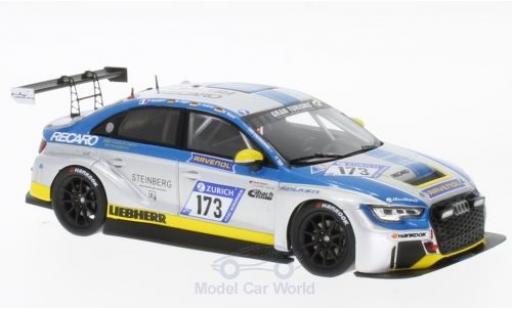 Audi RS3 1/43 Spark LMS DSG No.173 LMS Engineering 24h Nürburgring 2017 U.Andree/M.Jäger/M.Wasel/P.Humbert modellino in miniatura