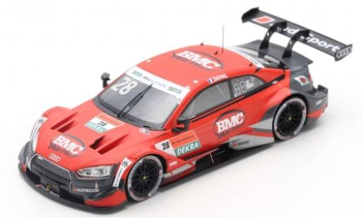 Audi RS5 1/43 Spark DTM No.28 Sport Team Phoenix Super GT x DTM DreamRace Fuji 2019 L.Duval modellino in miniatura