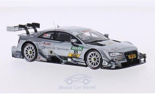 Audi RS5 DTM 1/43 Spark DTM No.51 Sport Team Rosberg Financial Services DTM 2015 N.Müller modellino in miniatura