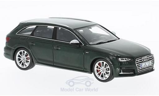 Audi S4 1/43 Spark Avant metallico verde 2016 modellino in miniatura