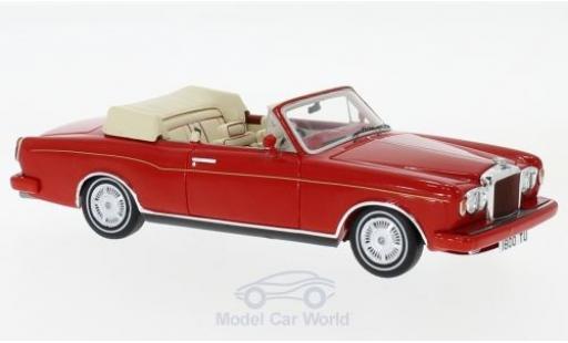 Bentley Continental T 1/43 Spark Convertibile rosso RHD 1984 modellino in miniatura