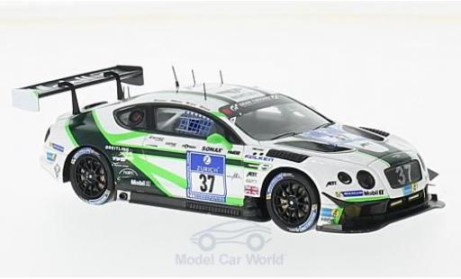 Bentley Continental T 1/43 Spark GT3 No.37 Team ABT 24h Nürburgring 2016 C.Jöns/S.Kane/M.Holzer/C.Brück modellino in miniatura
