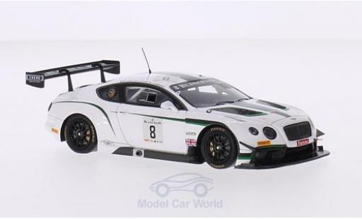 Bentley Continental T 1/43 Spark GT3 RHD No.8 M-Sport 24h Spa 2014 A.Leclerc/J.D Ambrosio/D.Tappy modellino in miniatura