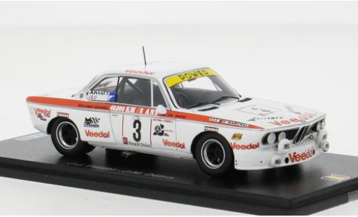 Bmw 3.0 1/43 Spark CSi No.3 24h Spa 1975 1:43 modellino in miniatura