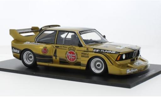 Bmw 320 1/18 Spark Gr.5 No.4 GS Tuning Warsteiner DRM Norisring 1977 1:18 modellino in miniatura
