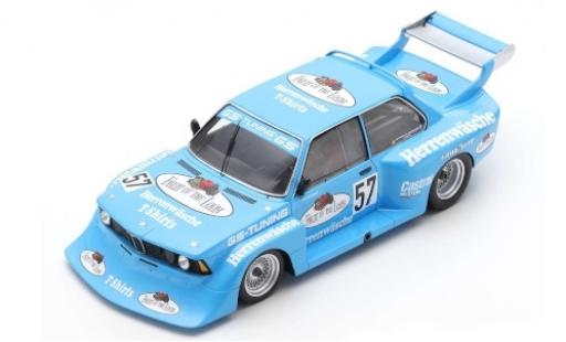 Bmw 320 1/18 Spark Gr.5 No.57 GS-Tuning Fruit of the Loom DRM Zolder 1978 M.Hoettinger modellino in miniatura