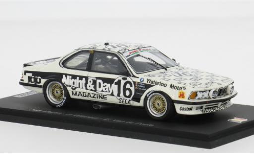 Bmw 635 1/43 Spark CSi 24h Spa 1986 #16 1:43 modellino in miniatura