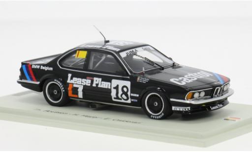 Bmw 635 1/43 Spark CSi 24h Spa 1986 #18 1:43 modellino in miniatura