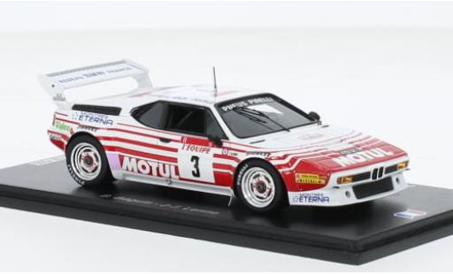 Bmw M1 1/43 Spark No.3 Rallye WM Tour de Corse 1983 1:43 modellino in miniatura