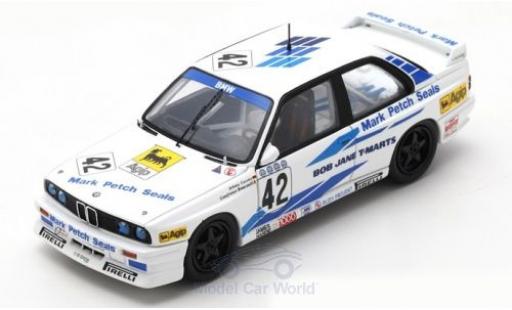 Bmw M3 1/43 Spark (E30) No.42 WTCC Bathurst 1987 J.Cecotto/G.Brancatelli modellino in miniatura