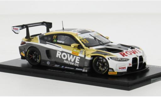 Bmw M4 1/43 Spark GT3 No.11 ROWE Racing Fia GT World Cup Macau 2023 1:43 modellino in miniatura