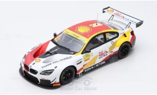 Bmw M6 1/18 Spark GT3 No.42 Team Schnitzer S Helix Fia GT World Cup Macau 2018 A.Farfus modellino in miniatura