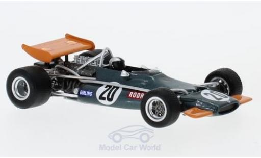 Brm P153 1970 1/43 Spark BRM No.20 Formel 1 GP South Afrika 1970 P.Rodriguez modellino in miniatura