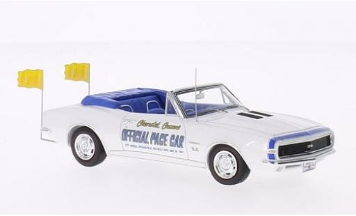 Chevrolet Camaro 1/43 Spark Convertibile Pace Car Indianapolis 500 bianco 1967 modellino in miniatura