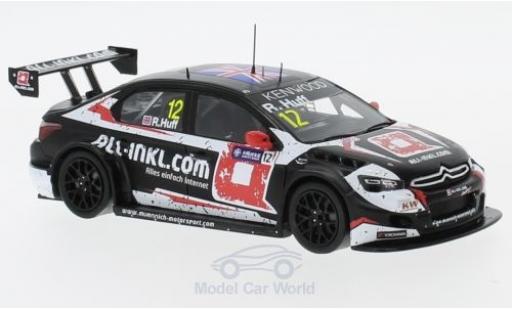 Citroen C Elysee 1/43 Spark -Elysee No.12 Team All-Inkl.com Münnich Motorsport WT Macau Guia Race 2017 R.Huff modellino in miniatura