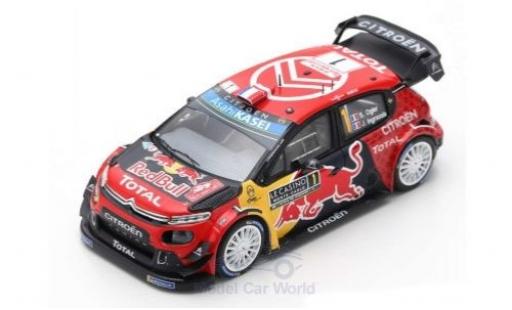 Citroen C3 1/43 Spark WRC No.1 Total WRT Red Bull WRC Rally Monte Carlo 2019 100th victory in WRC by S.Ogier/J.Ingrassia modellino in miniatura