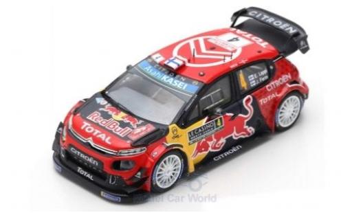 Citroen C3 1/43 Spark WRC No.4 Total WRT Red Bull WRC Rally Monte Carlo 2019 E.Lappi/J.Ferm modellino in miniatura