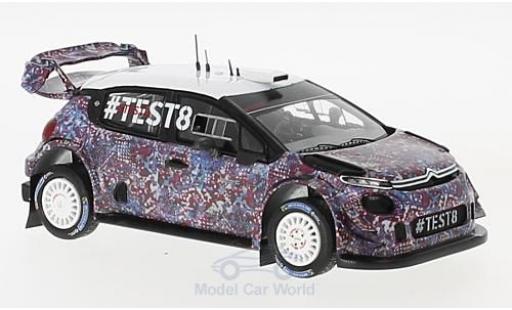 Citroen C3 1/43 Spark WRC WRC 2017 Test Car modellino in miniatura