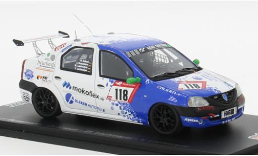 Dacia Logan 1/43 Spark No.118 Team SwiftWing.de 24h Nürburgring 2022 1:43 modellino in miniatura