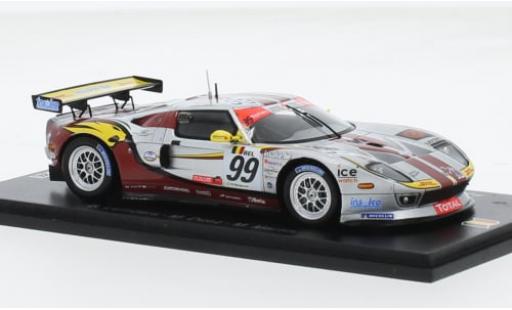 Ford GT 1/43 Spark No.99 Marc VDS Racing Team 24h Spa 2010 1:43 modellino in miniatura