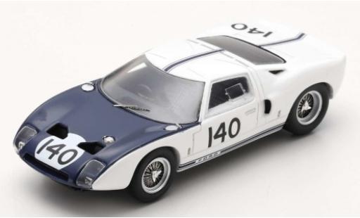Ford GT 1/43 Spark RHD No.140 1000km Nürburgring 1964 P.Hill/B.McLaren modellino in miniatura