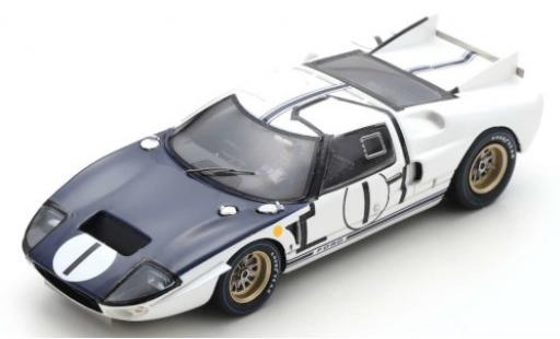 Ford GT40 1/43 Spark MK II RHD No.1 24h Le Mans 1965 K.Miles/B.McLaren modellino in miniatura