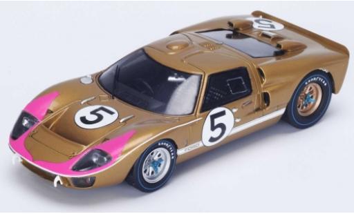 Ford GT40 1/18 Spark MkII No.5 24h Le Mans 1966 R.Bucknum/D.Hutcherson modellino in miniatura