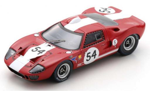 Ford GT40 1/43 Spark RHD No.54 BOAC 6h Silverstone 1967 D.Charlton/C.Crabbe modellino in miniatura