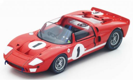 Ford GT40 1/18 Spark X1 RHD No.1 12h Sebring 1966 K.Miles/L.Ruby modellino in miniatura