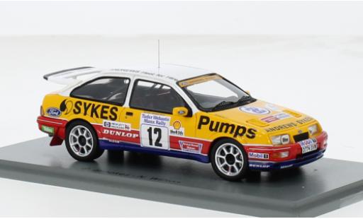 Ford Sierra 1/43 Spark RS Cosworth No.12 Rallye Manx 1989 1:43 modellino in miniatura