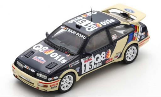 Ford Sierra 1/43 Spark RS Cosworth No.15 Q8 Rallye WM Tour de Corse 1989 G.Cunico/M.Sghedoni modellino in miniatura