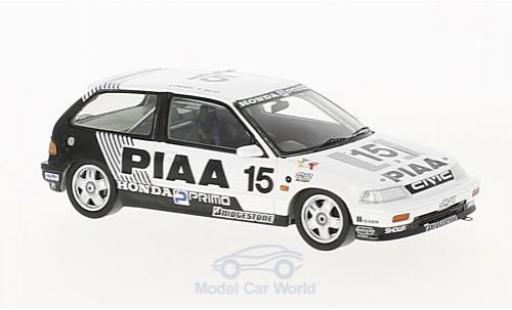 Honda Civic 1/43 Spark EF3 RHD No.15 PIAA JTC Suzuka 1989 H.Okada/K.Sato modellino in miniatura