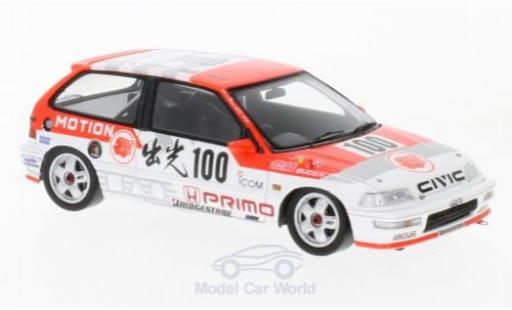 Honda Civic 1/43 Spark EF9 RHD No.100 JTC 500km Suzuka 1990 O.Nakako/H.Okada modellino in miniatura